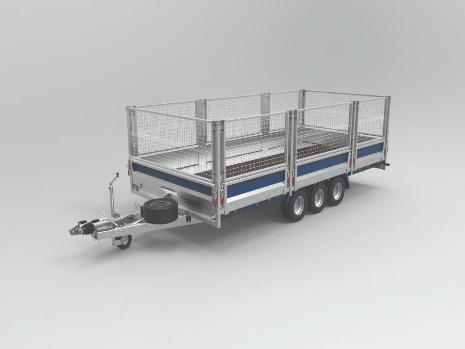 Flatbed Trailer Hire from Saxon Trailers for Kent, Surrey & London.