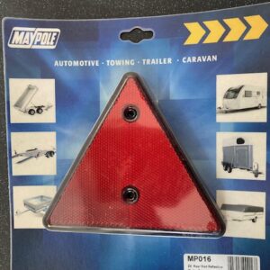 MP016 MAYPOLE Reflective Trailer Triangle X 2 TRAILER HORSE BOX CARAVAN