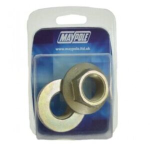 MP1891 NEW 2 X MAYPOLE ONE SHOT TRAILER HUB NUT FOR ALKO, KNOTT, BPW M24 x 1.5mm