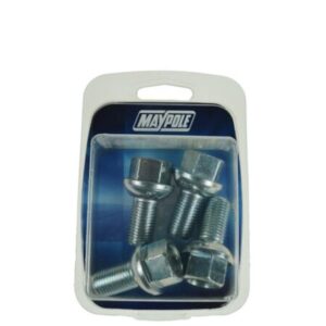 MP4192 4 x Conical Seat Wheel Bolts M12 x 1.5 x 28mm - Grade 10.9