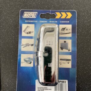 MP883 Chromed Plastic Number plate lamp