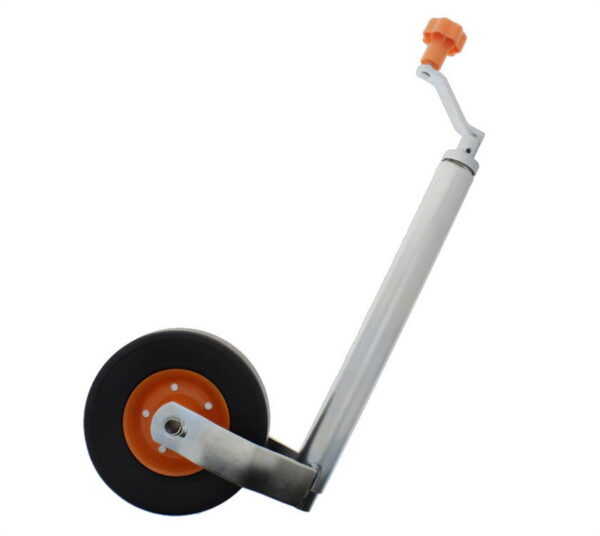 Kartt 60mm Trailer / Caravan Heavy Duty Trailer Jockey Wheel Smooth foldup