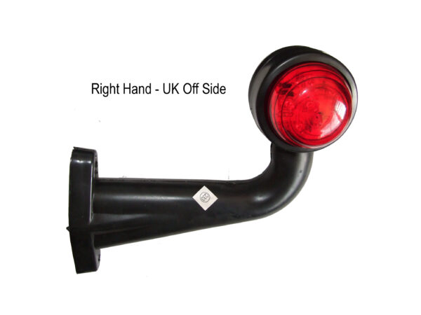 15053 GWAZA Lamp LED Stalk Marker R/H (UK off) 10-30V - 90 deg